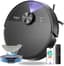 MONSGA Robot Vacuum and Mop Combo, 7000Pa Robotic Vacuum with Lidar Navigation, 180mins Runtime, Tangle-Free Robot Mop, 5 Editable Maps, APP/Remote/Voice Control, Ideal for Hard Floors and Carpets - Robot Vacuums