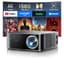 TOPTRO [1500 ANSI/36W Dolby Audio/APPs]Smart-Projector-4K with WiFi6 and 2Way Bluetooth, AI Auto Focus Projector with Native 1080P, HDR10, TOPTRO X9 Outdoor Movie Proyector Compatible with Phone/TV Stick/PC - Home Projectors