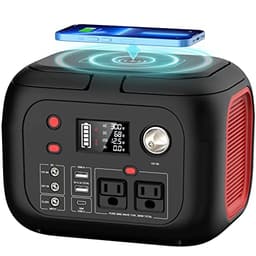 ENOFLO Portable Power Station 300W, 228Wh Solar Generator with 110V Pure Sine Wave AC Outlet, Backup Lithium Battery Generator for CPAP Outdoor RV Camping Emergency Home Use - Portable Power Stations