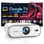 Sovboi 4K Projector with Google TV:3000 Brightness/Auto Lens Cap & 4D Keystone/Auto Focus & AI Voice Control, Sovboi Portable Outdoor Projector with WiFi & Bluetooth, Smart Movie Proyector for Streaming Apps - Home Projectors