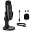 ZealSound Podcast Microphone for PC, Noise Cancellation USB Mic with Gain, Volume Adjustment & Mute Button, Monitoring & Echo, for YouTube, TikTok, Podcasting, Streaming, iPhone, iPad, Android, Mac Black - Creator Audio