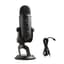 Logitech for Creators Logitech Creators Blue Yeti USB Microphone for Gaming, Streaming, Podcast, YouTube, Discord, PC, Studio Sound, Plug & Play-Blackout Microphone Blackout - Creator Audio