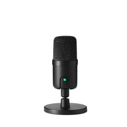 Amazon Basics USB Condenser Microphone for Streaming, Recording, and Podcasting on PC, Plug and Play, Cardioid Pickup, Adjustable Stand with 360° Rotation, 5.8 x 3.4 inches, Black - Creator Audio