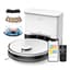 ILIFE A30 Pro Robot Vacuum and Mop, Self Emptying Station for 60 Days, 5000Pa Suction, LiDAR Navigation, No-Go Zones, 2.4G WiFi/App/Alexa/Remote Control, Roller Brush for Carpet, Hard Floors, 110V - Robot Vacuums