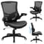 ‎X XISHE Office Chair Ergonomic Desk Chair, Computer PU Leather Home Office Chair, Swivel Mesh Back Adjustable Lumbar Support Flip-up Arms Executive Task Chair - Ergonomics