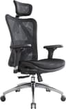 SIHOO M57 Ergonomic Mesh Office Chair, High Back Home Desk Chair with 3D Armrests, Lumbar Support and Adjustable Headrest, Comfortable Computer Chair, Big & Tall Office Chair Hold 330 LBS-Black Black Modern - Ergonomics