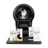 Whisker Litter-Robot 4 Supply & Accessory Bundle by Whisker, Black- Automatic Self-Cleaning Cat Litter Box, Includes Litter-Robot 4, Ramp, Mat, 3 OdorTrap Packs, 10 Liners, 30 Wipes, & 2 Carbon Filters - Smart Pet Tech