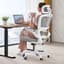 TRALT Office Chair Ergonomic Desk Chair, 330 LBS Home Mesh Office Desk Chairs with Wheels, Comfortable Gaming Chair, High Back Office Chair for Long Hours (White) - Ergonomics