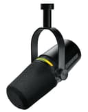 Shure MV7+ Podcast Dynamic Microphone – OBS Certified, Enhanced Audio, LED Panel, USB-C & XLR Outputs, Auto Level Mode, Digital Pop Filter, Reverb Effects – For Podcasting, Streaming, Recording, Black USB - Black - Creator Audio