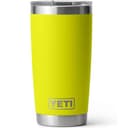 YETI Rambler 20 oz Tumbler, Stainless Steel, Vacuum Insulated with MagSlider Lid, Firefly Yellow - Engineered Drinkware