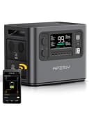 AFERIY 2048Wh Portable Power Station 2400W (Peak 4800W),P210 LiFePO4 Battery Generator,AC Fast Charging, 12V/25A XT60 DC output port,UPS Power Outages,Home Backup,Camping(Solar Panel Optional) - Portable Power Stations