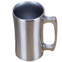 OrgMemory Insulated Cup, Stainless Steel Coffee Mug, 20 oz Coffee Mug, (560 ml), Double Wall Beer Stein, Tumbler with Handle, Insulated Beer Mug with Lid - Engineered Drinkware