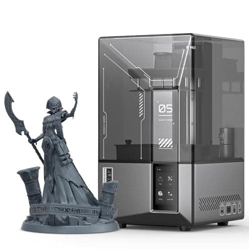 ELEGOO Mars 5 Ultra 3D Printer, MSLA UV Photocuring with 9K LCD, High Speed Printing Up to 150mm/h, Automatic Leveling, WiFi Cluster Printing, AI Camera, Printing Size of 6.04 x 3.06 x 6.49 inch - 3D Printers