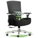 BLISNEST Big and Tall Office Chair 700lbs with Ergonomic W Wide Thick Seat Cushion, Oversized Mesh Desk Chair with Adjustable Lumbar Support, Computer Chair with Upgraded 4D Armrests - Ergonomics