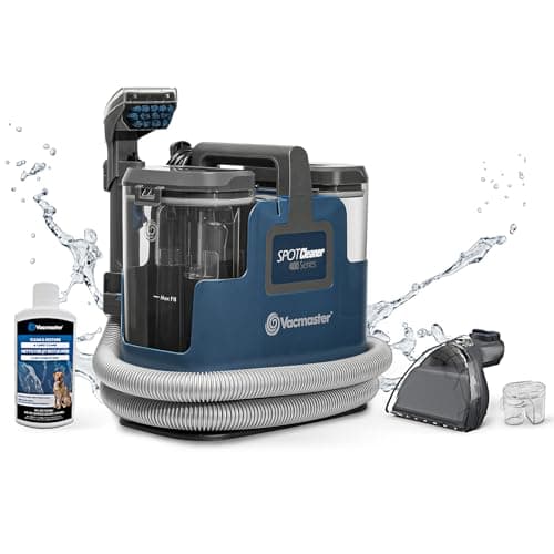 Vacmaster SCB301 400 Series Portable Carpet & Upholstery Spot Cleaner Machine, 15Kpa Power Suction with Versatile Tools for Pets, Area Rugs and Couches - Portable Carpet & Upholstery Cleaners