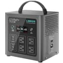 LIBRIDS Portable Power Station C600, 640Wh LiFePO4 Battery, 600W (Peak 1200W) Solar Generator, 1.5H Fast Charge, 10ms UPS, 8 Ports(4 AC) for Camping, Home Backup & Outages - Portable Power Stations