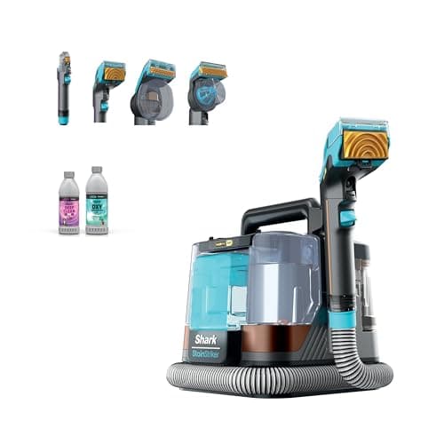 Shark StainStriker HairPro Portable Carpet, Upholstery & Area Rug Cleaner with Pet Mess & Hair Tools, Self-Cleaning, Perfect for Pets & Car Interiors, 4 Cleaning Tools & Pet Solution, Copper, PX251 - Portable Carpet & Upholstery Cleaners