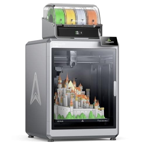 Creality K2 Plus Combo 3D Printer, Multicolor 3D Printer Machine with CFS, Dual Camera, 600mm/s Printing Speed, Next-Gen Direct Drive Extruder, 350mm*350mm*350mm Printing Volume - 3D Printers