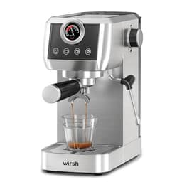 wirsh Espresso Machine, 20 Bar Semi-Automatic Espresso Maker with Pressure Gauge, Steam Wand, Stainless Steel Expresso Coffee Machine for Espresso/Latte/Cappuccino, Touch Screen,Home Barista Plus - Home Espresso Machines