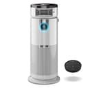 Shark HC502 3-in-1 Clean Sense Air Purifier MAX, Heater & Fan, HEPA Filter, 1000 Sq Ft, Oscillating, Large Rooms, Kitchens, Captures 99.98% of Particles for Clean Air, Dust, Smoke & Allergens, White - High-End Air Purifiers
