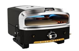 HALO Versa 16 Pizza Oven | 16” Rotating Stone, Patented Dual Burner System, 5-Minute Pizzas, Easy Clean | Propane Powered | HZ-1004-ANA - Portable Pizza Ovens