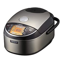 Zojirushi NP-NWC10XB 5.5-Cup Pressure Induction Heating Rice Cooker and Warmer (Stainless Black) - Premium Rice Cookers