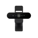Logitech Brio 4K Webcam, Video Calling, Noise-Cancelling mic, HD Auto Light Correction, Wide Field of View, Windows Hello Works with Microsoft Teams, Zoom, Google Meet, PC/Mac/Laptop/MacBook/Tablet