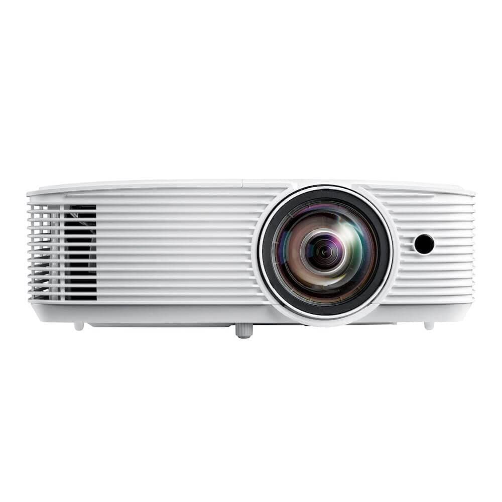 Optoma GT1080HDRx Short Throw Gaming Projector | Enhanced Gaming Mode for 1080p 120Hz Gameplay at 8.4ms | 1080p and HDR support with 4K UHD input | Bright 3,800 Lumens for Day and Night Gaming | White GT1080HDRx (1080p, Lamp, HDMI)