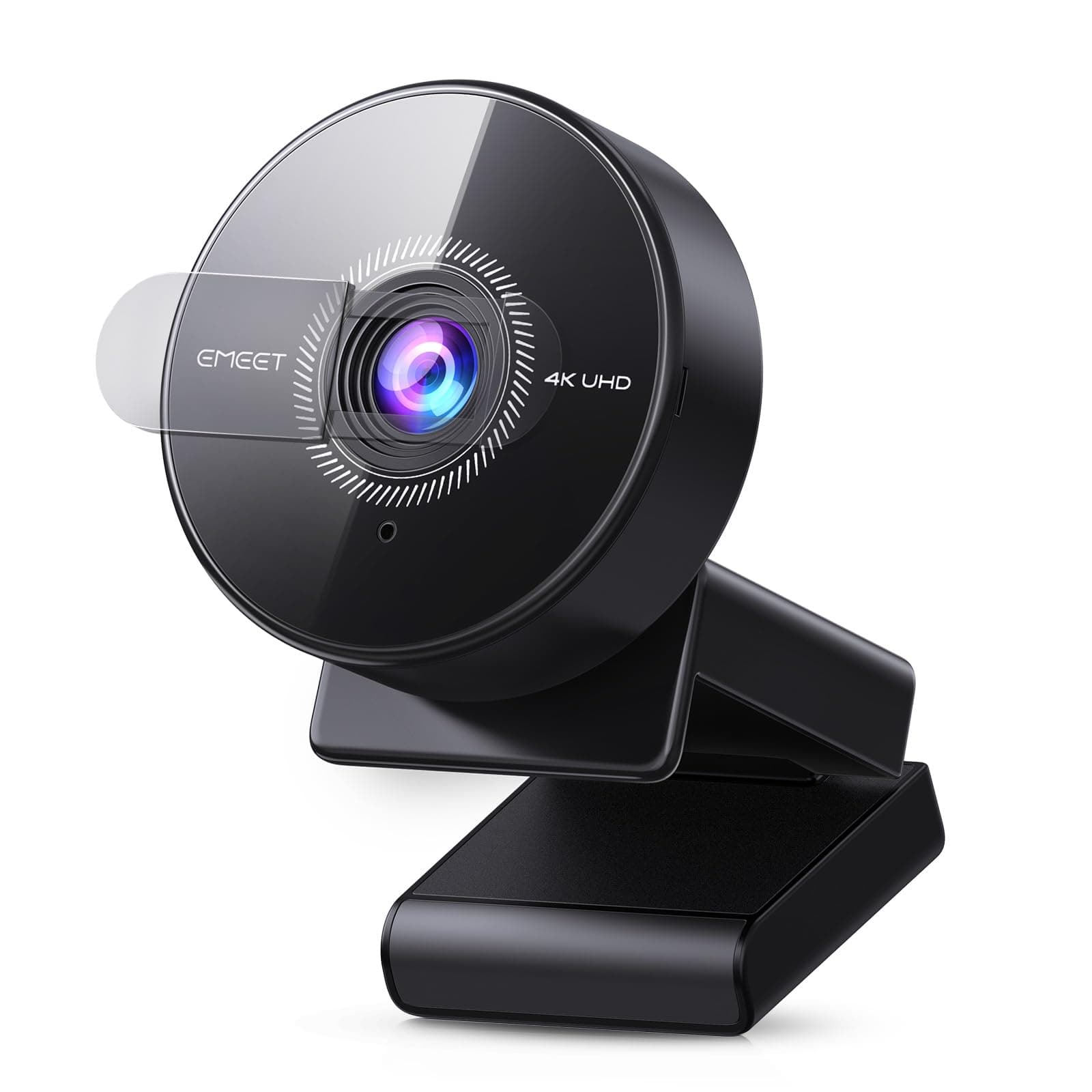 EMEET C950 4K Webcam for PC - PDAF Autofocus, USB Webcam with Microphone & Physical Privacy Cover, 1080P@60FPS, USB 2.0 Plug&Play, No Tripod Hole, Web Cam w/ 70°View for Meeting/Online Classes/Zoom 4K Updated PDAF Autofocus