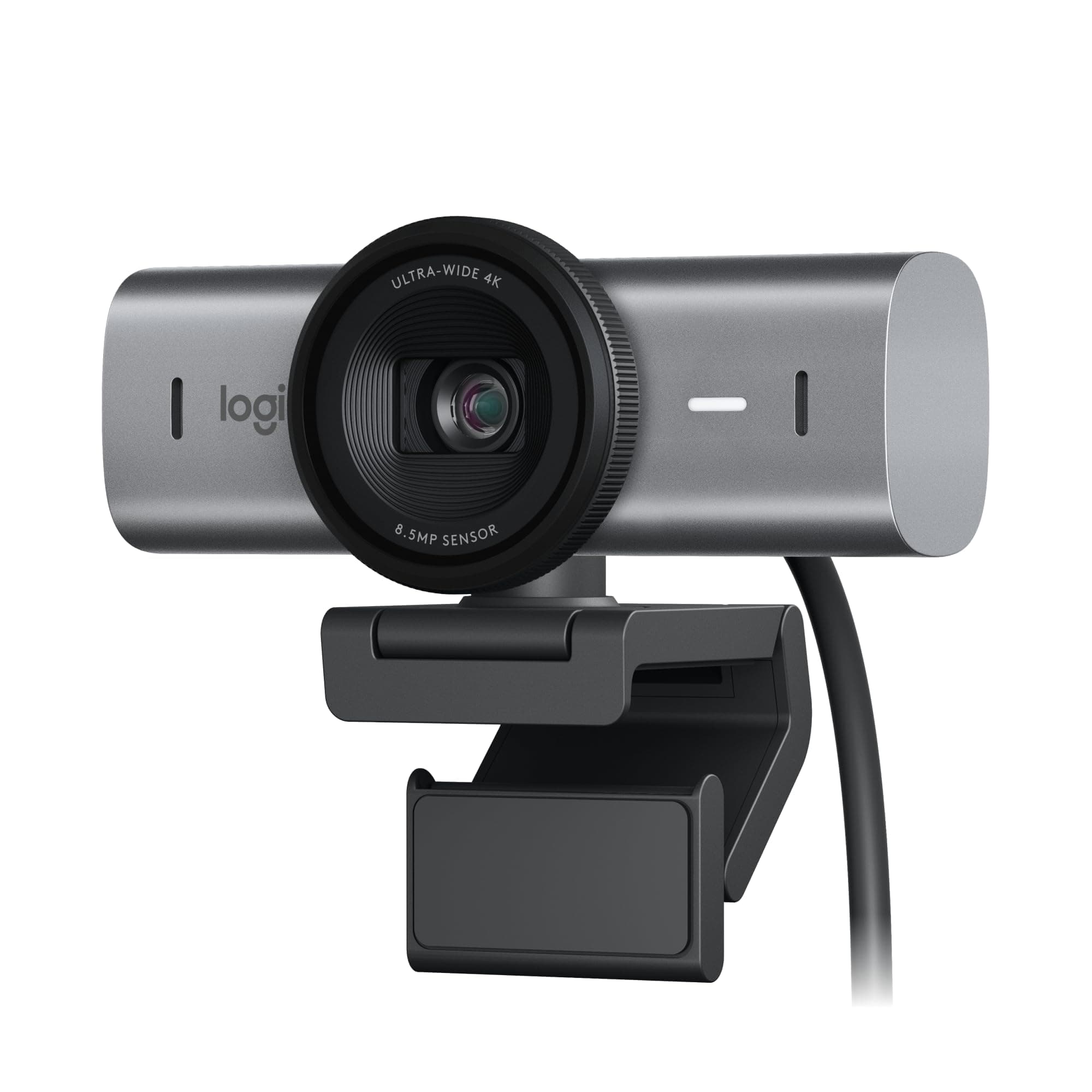 Logitech MX Brio Ultra HD 4K Collaboration, Streaming Webcam, 1080p at 60 FPS, Show Mode, Works with Microsoft Teams, Zoom, Google Meet, Nintendo Switch 2 New GameChat Mode - Graphite