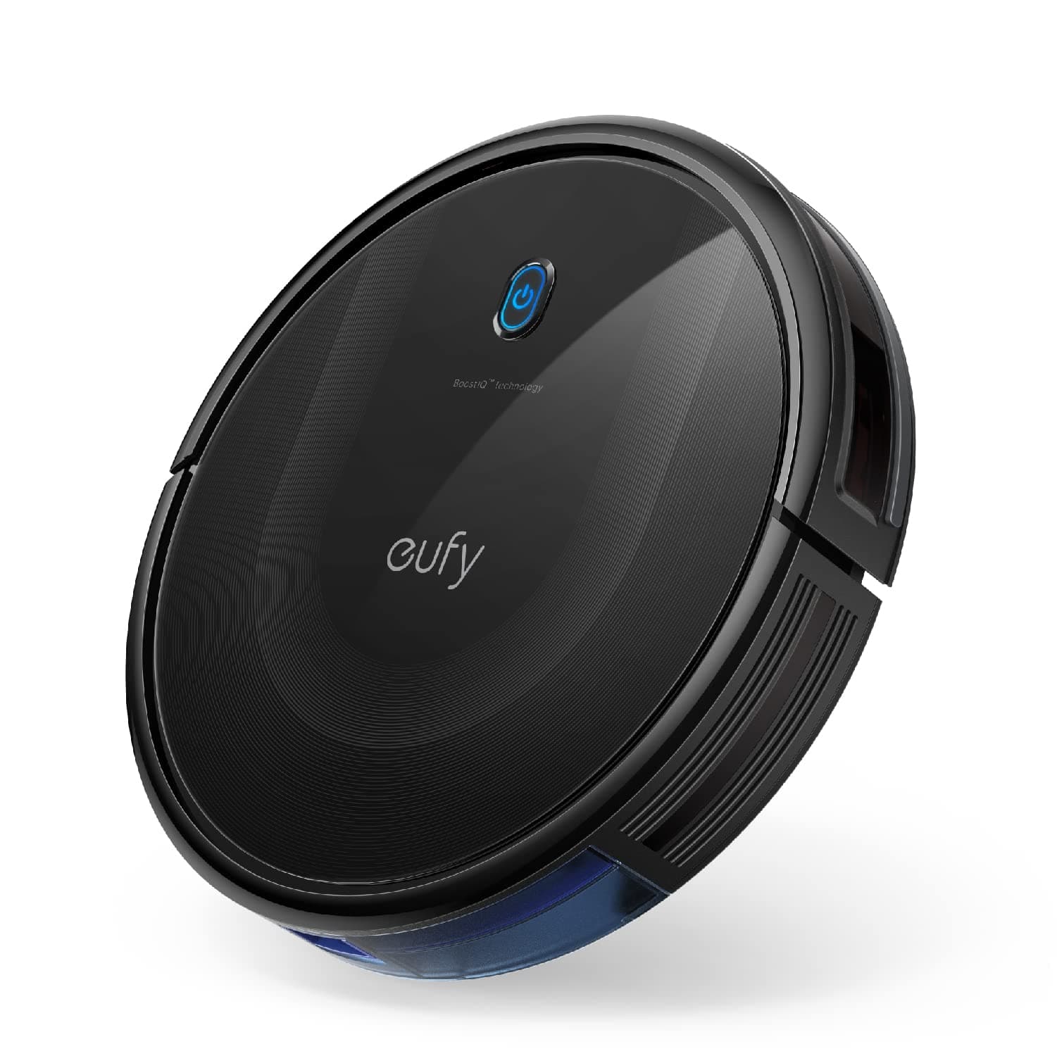 eufy Robot Vacuum 11S MAX, Super Thin, Powerful Suction, Quiet, Self-Charging Robotic Vacuum Cleaner, Cleans Hard Floors to Medium-Pile Carpets, Black 01-11S Max