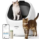 PETLIBRO Luma Automatic Cat Litter Box AI-Camera Waste Analysis, Auto Odor-Control Self Cleaning Cat Litter Box with Multi-Cats Recognition, Smart App Usage Tracking, Safety Sensors and Large Open Top White Luma Cat Litter Box